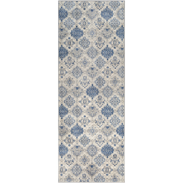 Charlton Home® Swaney BlueGrayBeige Area Rug & Reviews Wayfair